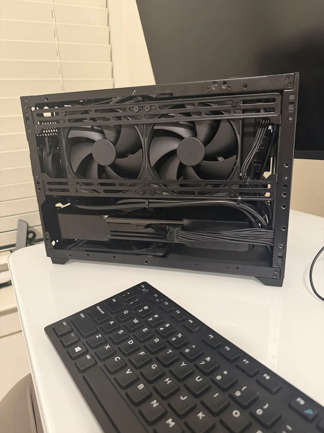 Workstation chassis prepared for the RTX PRO 6000 upgrade